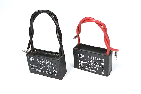 CBB61 Metallized Polypropylene Film Capacitor – Para sa Single‑Phase Motor Start, Run, at Speed ​​Control